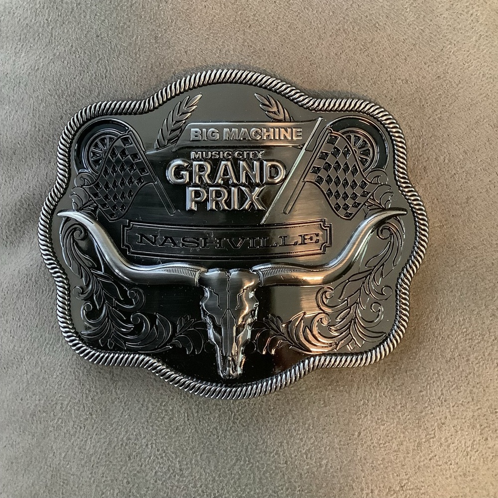BIG MACHINE MUSIC CITY GRAND PRIX NASHVILLE UNISEX BELT BUCKLE